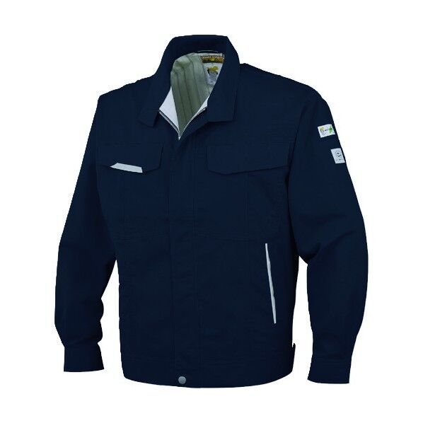 長袖ブルゾンA-821 1 ネイビー 4L A-821-1-4L 1点