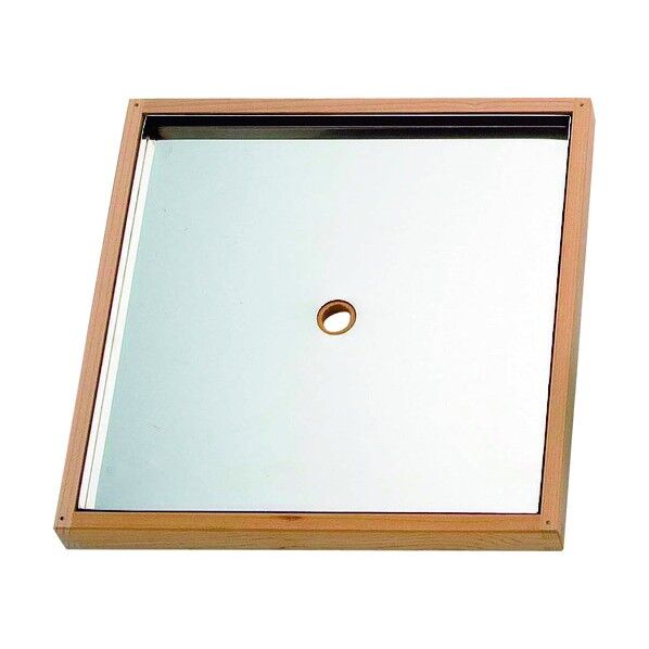 椹・オ座敷セイロ 箱型スリ蓋(ST中子) 8寸用 20178 QSI3902 1個