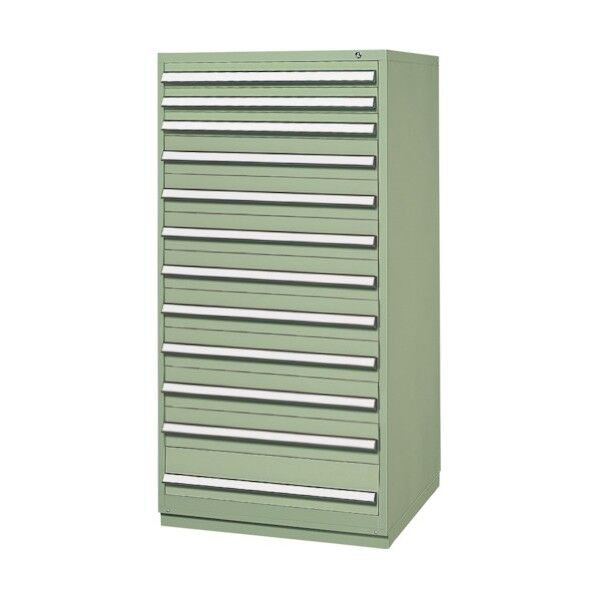 重量工具キャビネット W750×D720×H1500 引出し12段 KCH-1360C 1点