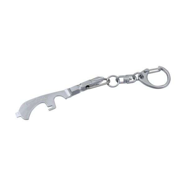 スエカゲ 栓抜き型ツールキーホルダー シルバー