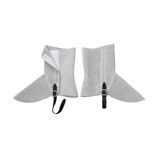 床革足カバー 面ファスナー式 F-32 白 6300031819 1足