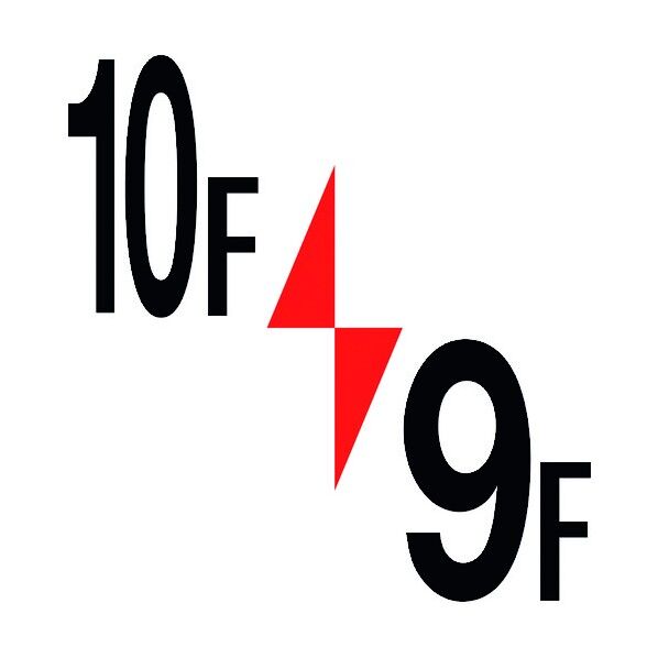 ロフト階数表示板600角 10F/9F 6300000499 1点