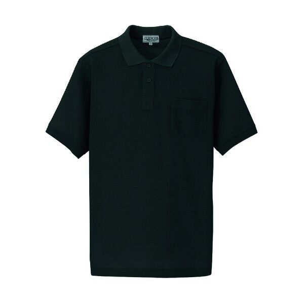 半袖ポロシャツ(男女兼用) 010ブラック L 7615 1