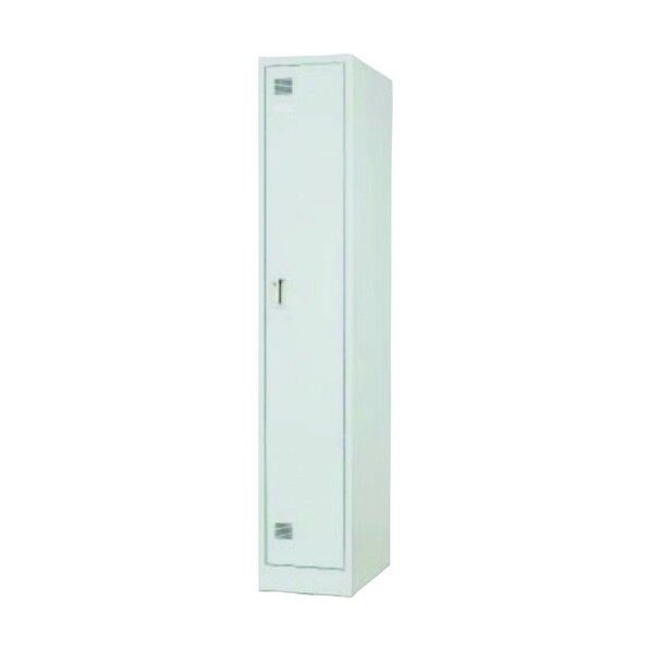 東洋事務器工業 1人用小ロッカー ダイヤル FLK-1SD-WH 1点