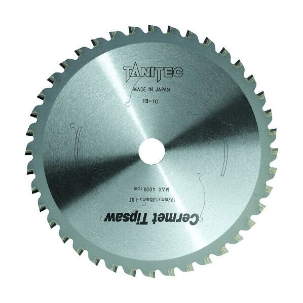 谷テック タニ サーメットチップソー CS192x40Z ドライカッターハンド用替え刃 280×240×15MM CS192X1.85X20HX40Z 1個...