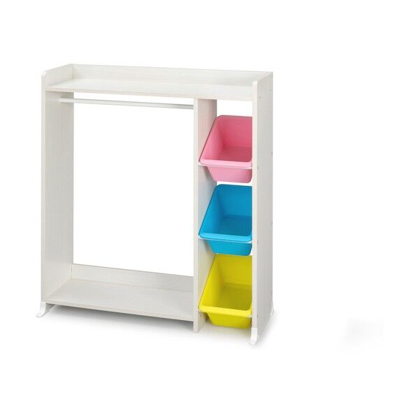 282308 ワードローブキッズトイハウスラック パステル WKTHR-3-P (282308) 1点