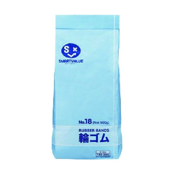 192295)輪ゴムNo.18 500g B108J アメ色 B108J 500G