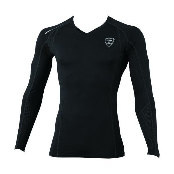 長袖Vネックシャツ6616