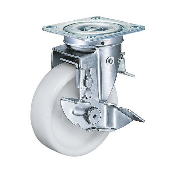 Sシリーズ方向規制自在SP付ナイロン車150mm 平戸車 413F0SN150 1個