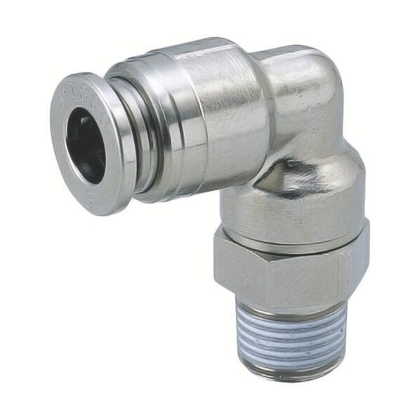 チューブフィッティング ブラスエルボ カバー無しタイプ