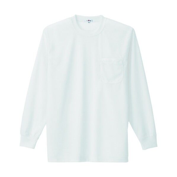 吸汗速乾 長袖Tシャツ(ポケット付) (男女兼用)