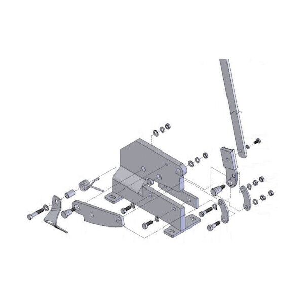 P-3用ハンドルレバーNO.19 900 x 37 x 8 mm P3019 1点