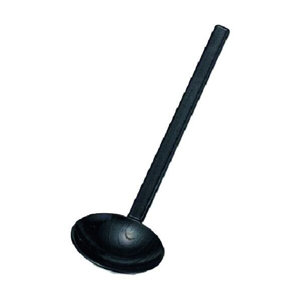 ABS木目シャモジ 48140810 コゲ茶 QSY8701 1個