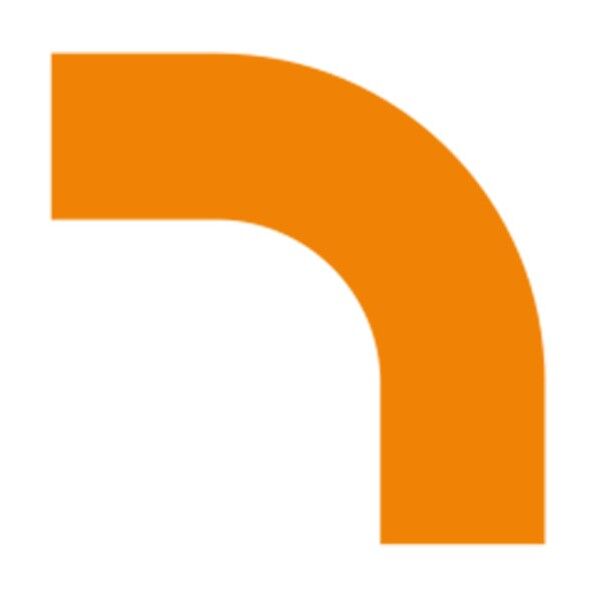 コーナーテープ(PET)オレンジ10枚組50幅用 862-65 1