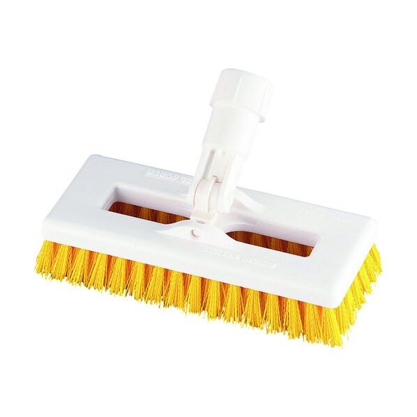 カーライル スウィベルデッキブラシ 3638831 イエロー JBLS404 1個