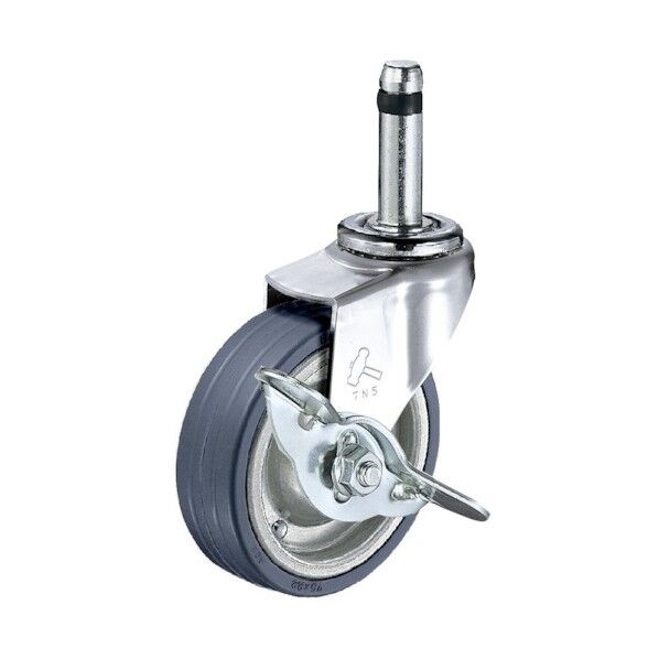 Kシリーズ自在SP付プレスタイヤ車65mm 平戸車 415KPR65 1個