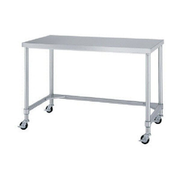 ステンレス作業台三方枠キャスター付 ATC-9045 1