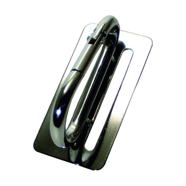 KH スチールミラー 座付カラビナ 2ツ穴 スリムミニ 186 1個