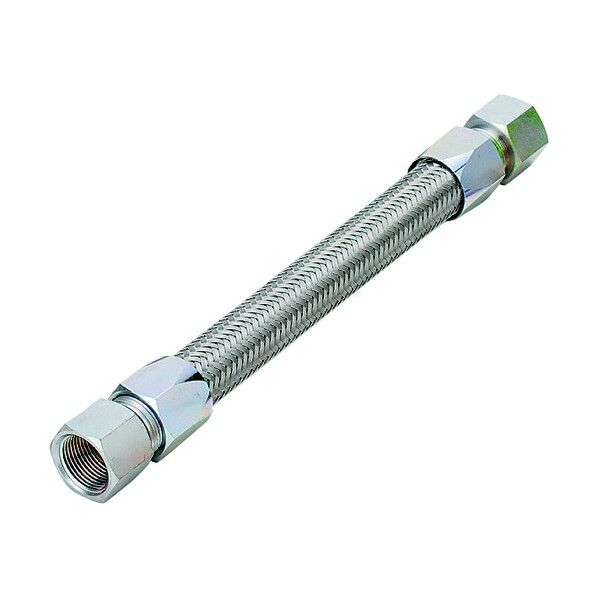 ライトユニオン式(メタルタッチ無溶接式)フレキシブルホース メス×メス型 継手 NK-3400FF/SS400-25A-1900L 1本