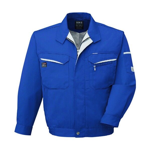 冬 長袖ブルゾン ブルー色 Mサイズ WA20471-4-M 1点