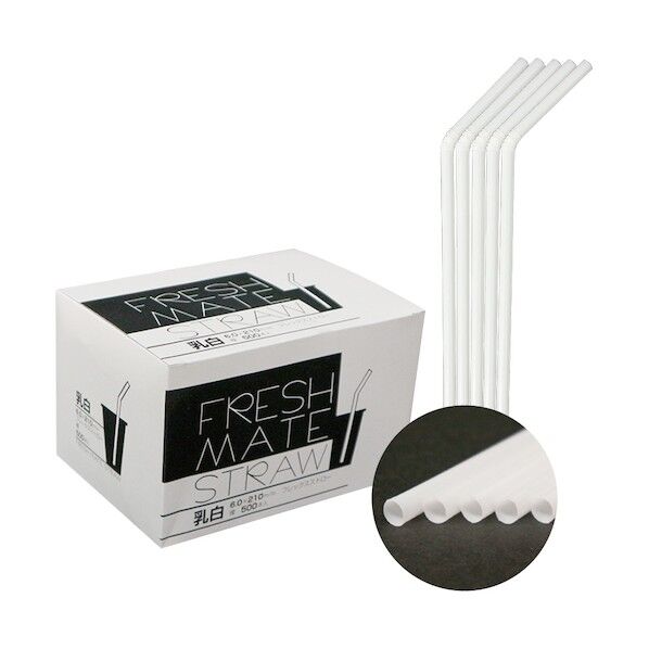 FMフレックスストロー 乳白 裸 6403439 1点