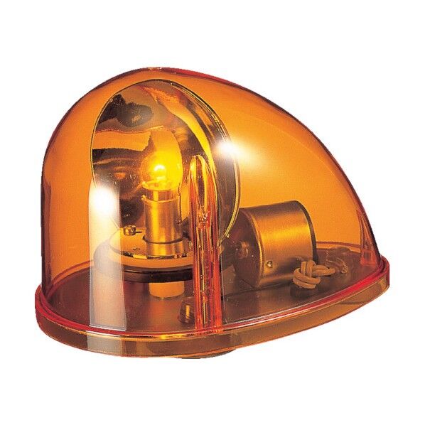 流線型回転灯 赤 RWM-12-R 1点