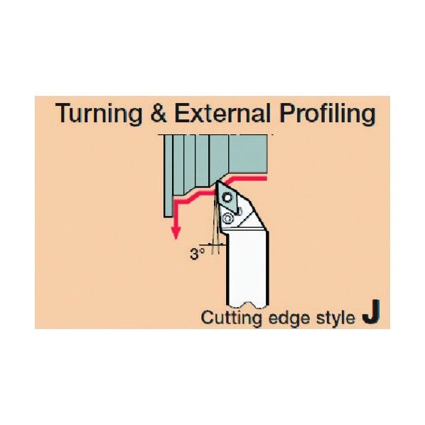 外径用TACバイト 33 x 153 x 36 mm PDJNR2020 1