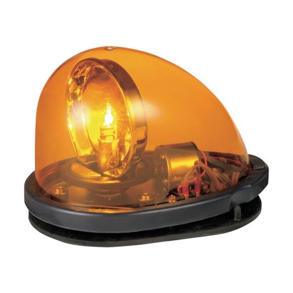 流線型回転灯黄