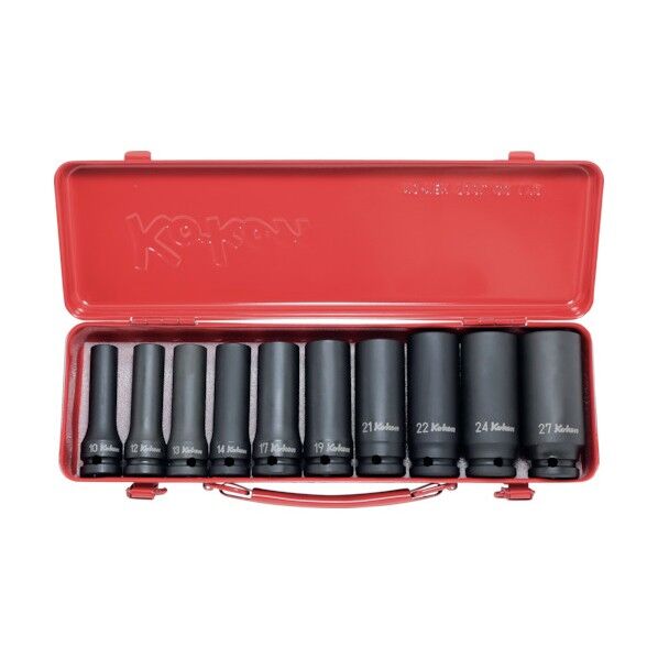 コーケン 12.7mm差込 インパクトディープソケットセット 10ヶ組