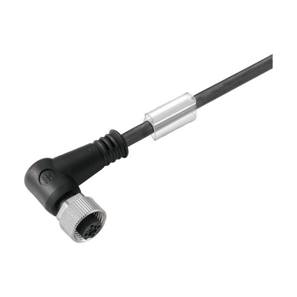 日本ワイドミュラー M12ケーブル 片側メス4極 アングル付き 5メートル 9457740500 1点...