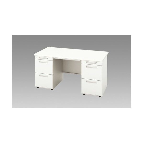 両袖デスク XED147CC-WH 1点