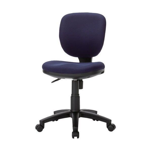 ローバックチェア 布張り ネイビー BRU-13 NV 1点