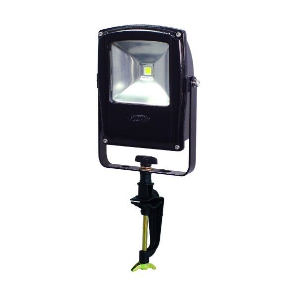 フラットライト10W 電球色 本体黒 バイスタイプ LEN-F10V-BK-S 1台