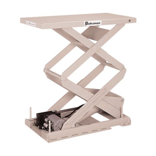 テーブルリフト ちびちゃんシリーズ フットスイッチ 均等荷重500kg 揚程1170mm 2X050510AF 1点