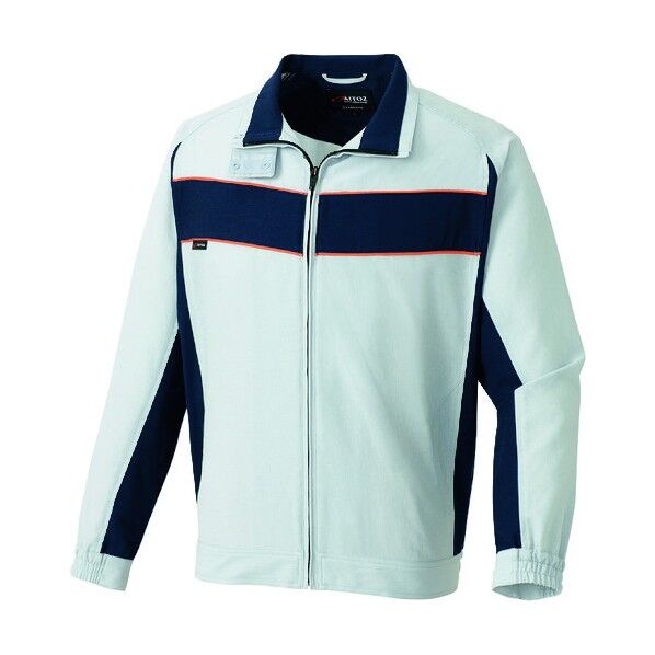 長袖ブルゾン(男女兼用)AZ3630-004ライトグレー×ディープネイビーSS 004ライトグレー×ディープネイビー SS 3630 1