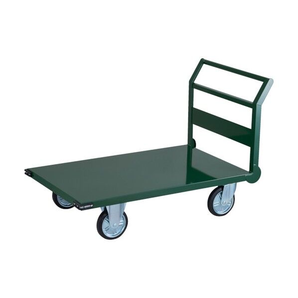 鋼鉄製運搬車(固定ハンドルタイプ・ハンドル側自在車輪)