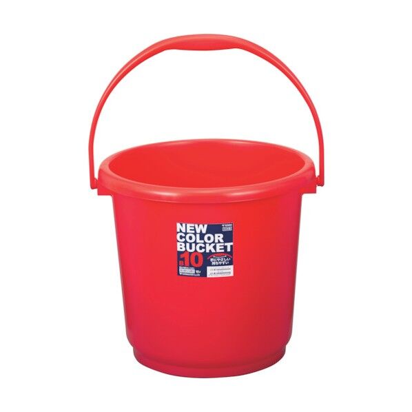 ニューカラーバケツB-10 レッド 2025 1点