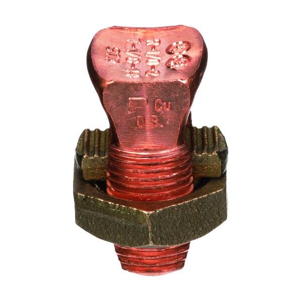 スプリットボルト 銅製 タイプSBC ロングボディー 電線サイズ AWG8(撚り線)- AWG6(撚り線)AWG SBC6SL-C 100個