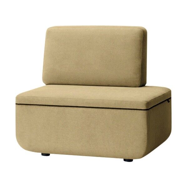 ※法人専用品※プラス 51489)WFソファ 1人掛ワイドL LS-WFS14LS CBE 1点