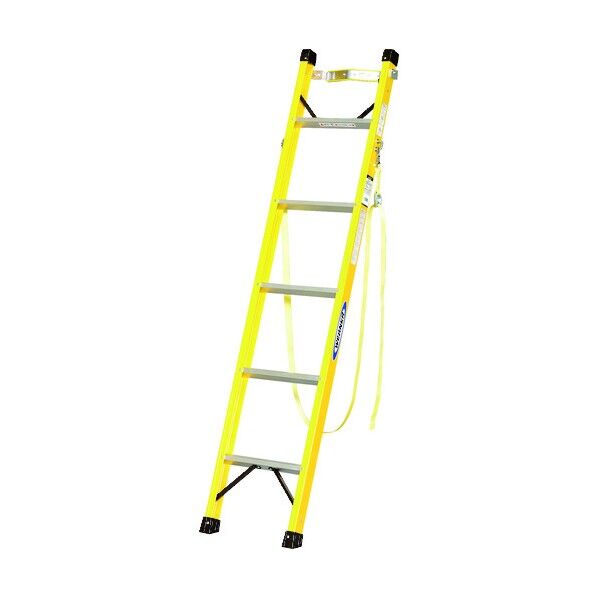 ピカ FRP製1連はしご FRP-1L型 ポールグリップ付き 3.0m FRP-1L30G 1点