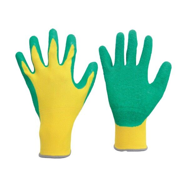 ハイグリップ天然ゴム背抜き手袋