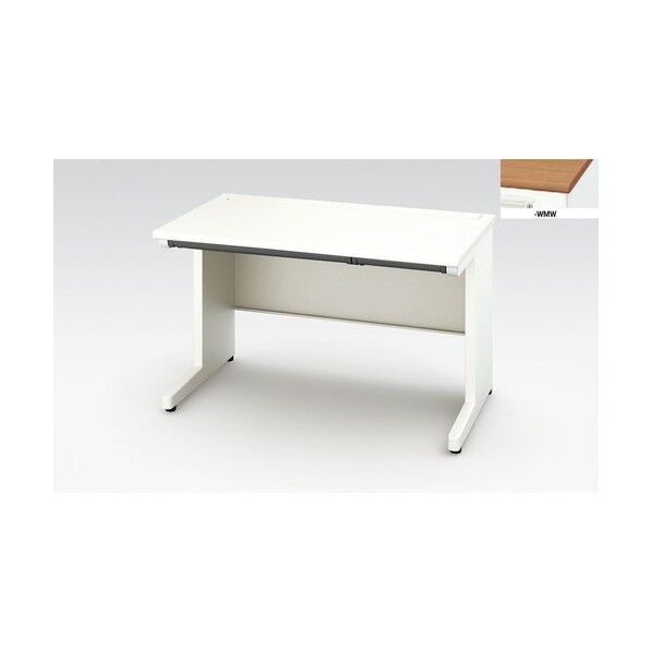 平デスク (浅型引出し付) XEHH127F-S-WMW 1点