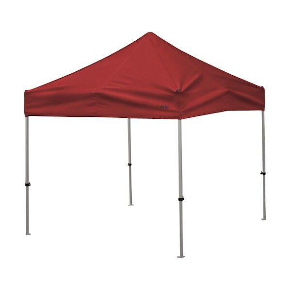 かんたんてんと 2.4m×2.4mスチール&アルミ複合フレーム 赤 KA/3W-R 1点