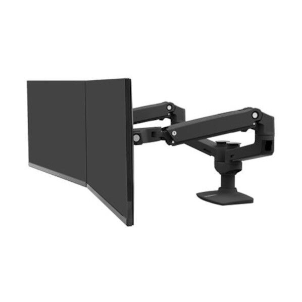 LX デュアル デスクマウントアーム サイドバイサイド(マットブラック) 45-245-224 1点