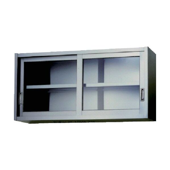 東製作所 AS-1800G-450 ステンレス吊戸棚（ガラス戸）1800×350