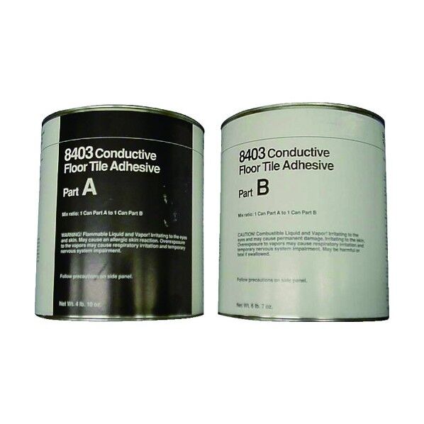 SCS 静電気導電性タイル用接着剤 エポキシ2液混合 1ガロン缶セット 8403 1個