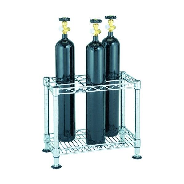 ボンベ架台 W475×D264×H403mm GCR6 1