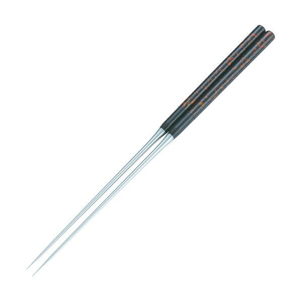 歌舞伎調 盛箸 黒金茶 180mm 黒金茶 180mm BML1103 1個