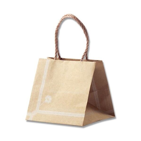 手提げ紙袋 Pスムースバッグ 18-18 未晒ルバン 入