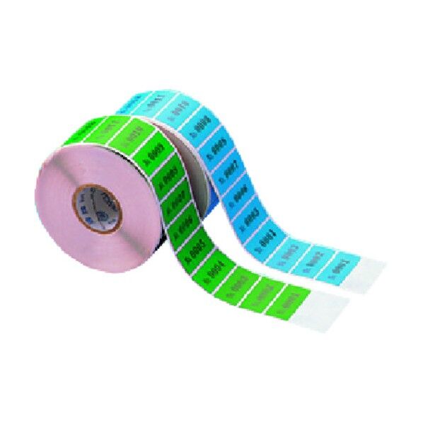 ナンバー連続ラベル NR-1型 白色 444-55-87-01 1点